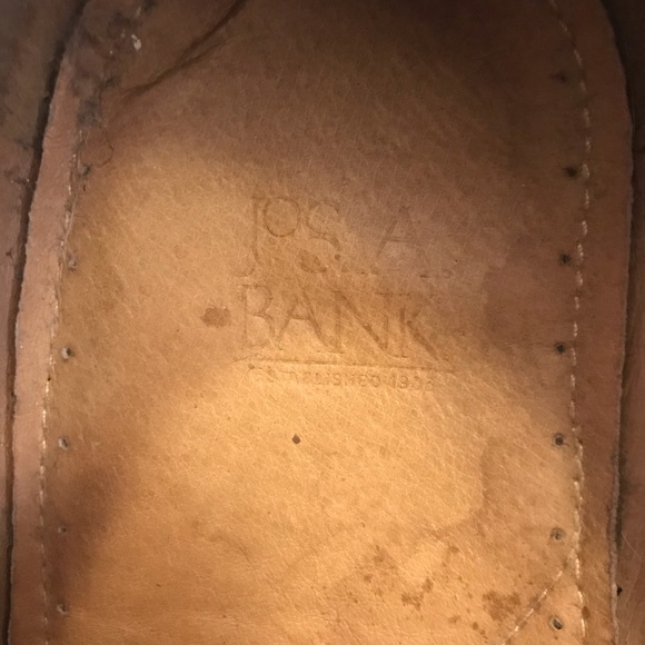 Jos A Bank black leather wingtip brogues s… main image 6